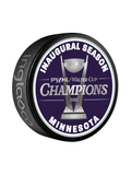PWHL 2024 Walter Cup Champions Minnesota Roster Official Souvenir Hockey Puck