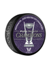 Rondelle de hockey souvenir officielle Minnesota Glitter des champions de la Coupe Walter de la LPHF 2024