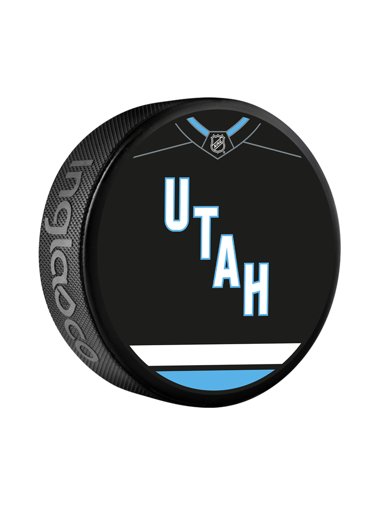 NHL Utah Hockey Club Jersey Design Logo Souvenir Collector Hockey Puck