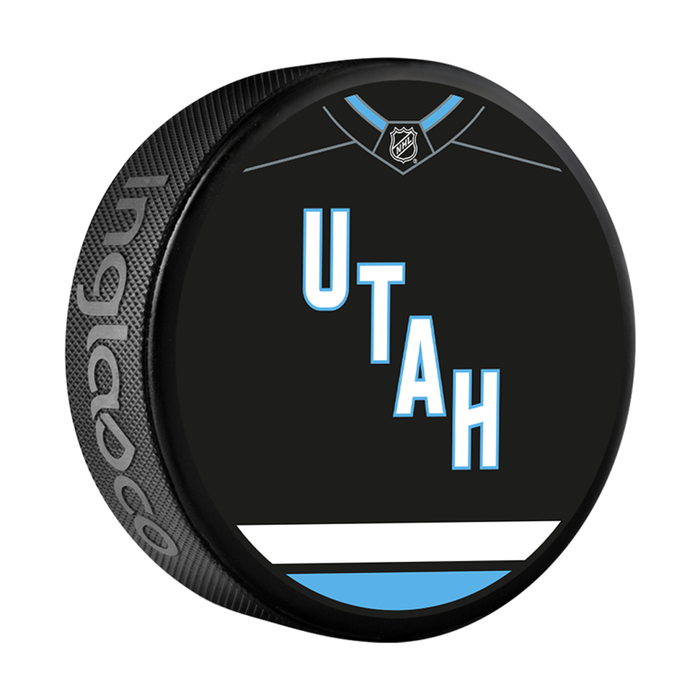 NHL Utah Hockey Club Jersey Design Logo Souvenir Collector Hockey Puck