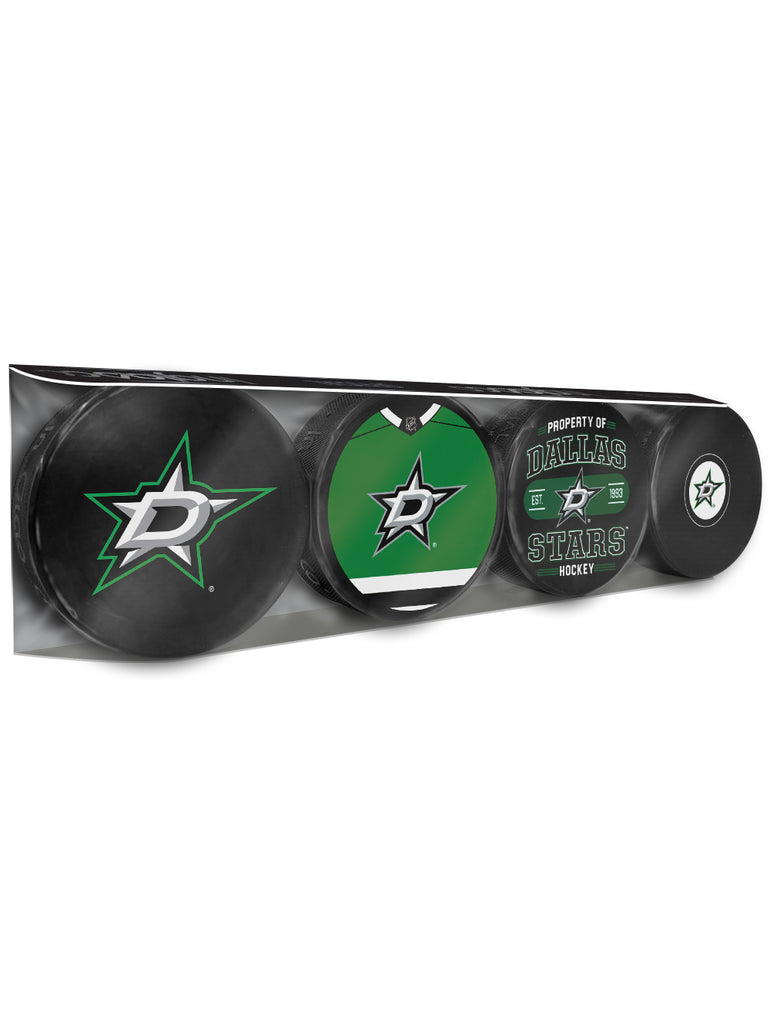 NHL Dallas Stars Souvenir Hockey Puck Collector's 4-Pack