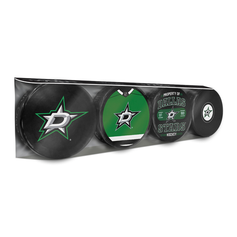 NHL Dallas Stars Souvenir Hockey Puck Collector's 4-Pack