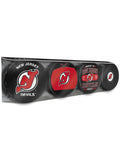 NHL New Jersey Devils Souvenir Hockey Puck Collector's 4-Pack