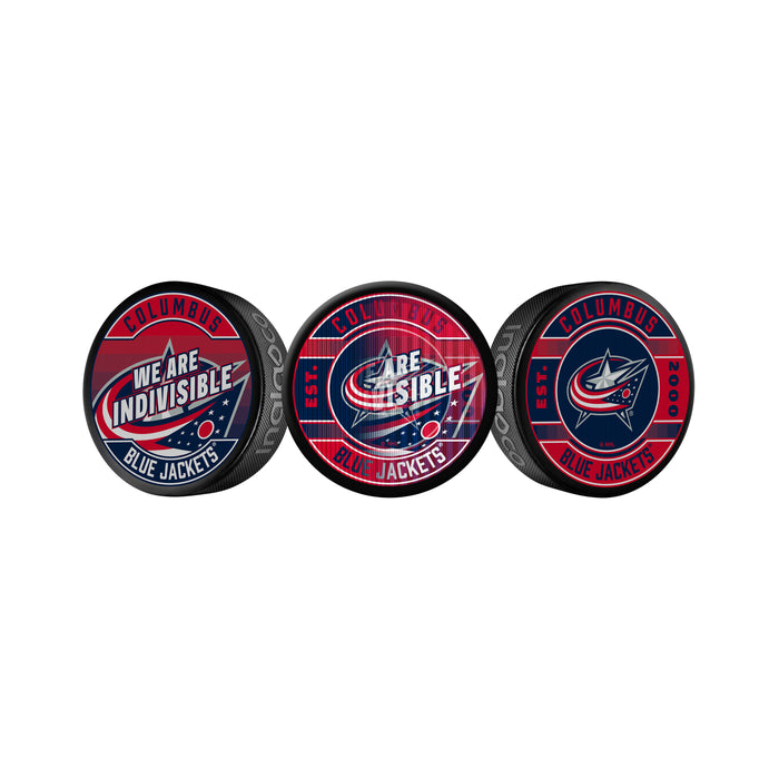 NHL Columbus Blue Jackets Lenticular Insert Design Box