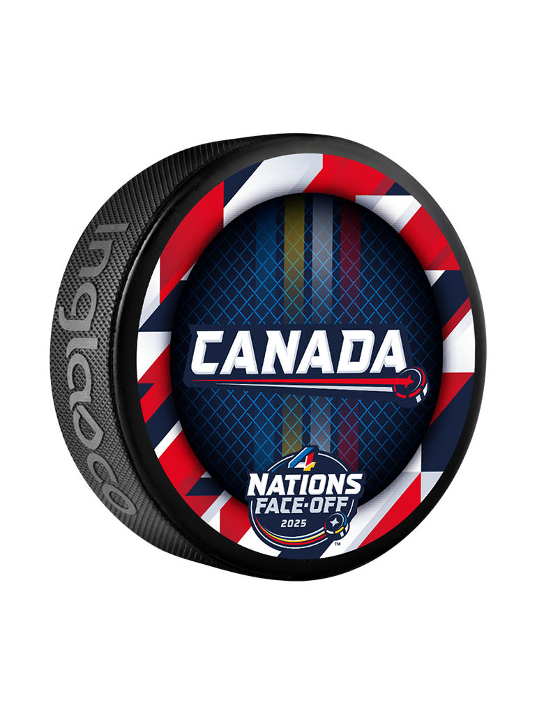 2025 NHL 4 Nations Face-Off Team Canada Souvenir Collectors Puck