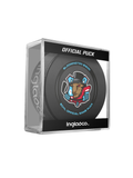 ECHL Bloomington Bison Inaugural Season 2024-25 Official Game Hockey Puck In Cube