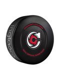 ECHL Cincinnati Cyclones 2024-25 Official Game Hockey Puck In Cube