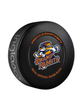 ECHL Greenville Swamp Rabbits 2024-25 Official Game Hockey Puck In Cube