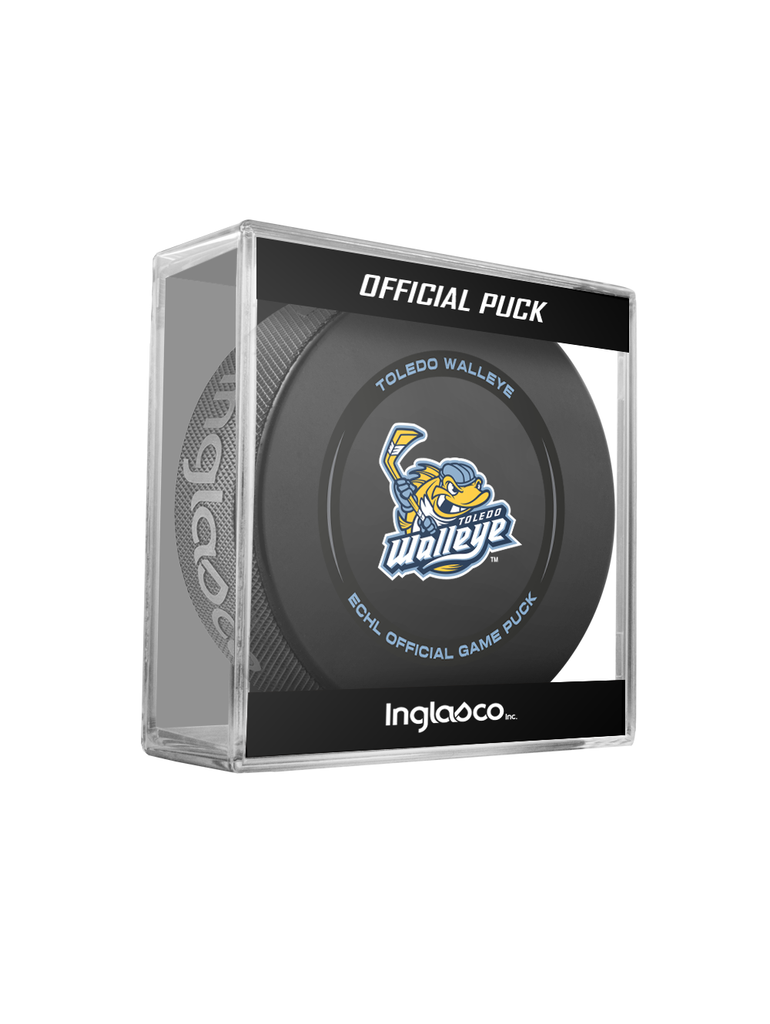 ECHL Toledo Walleye 2024-25 Official Game Hockey Puck In Cube