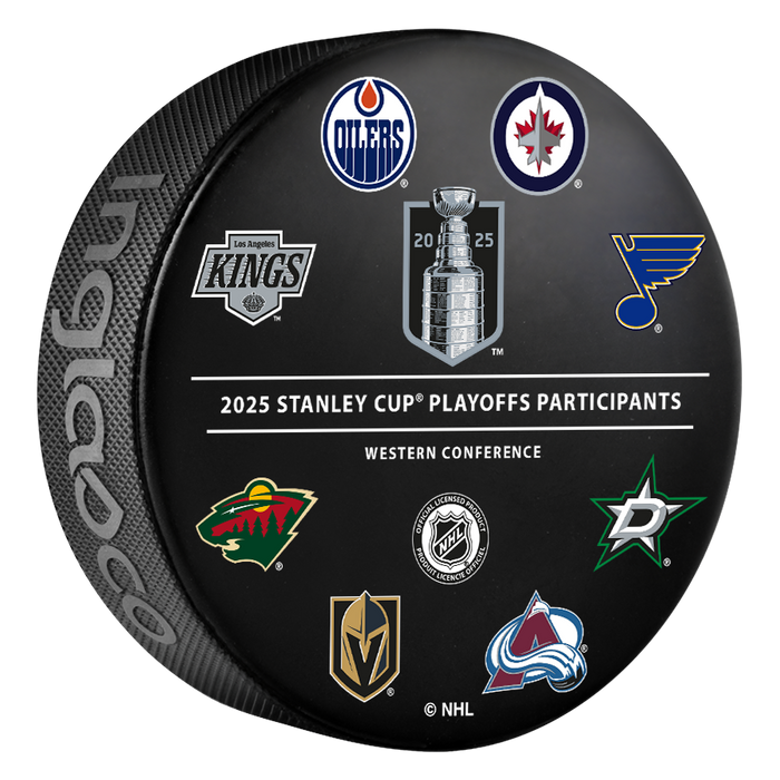 Rondelle de collection souvenir pour tous les participants des séries éliminatoires de la Coupe Stanley 2025 de la LNH