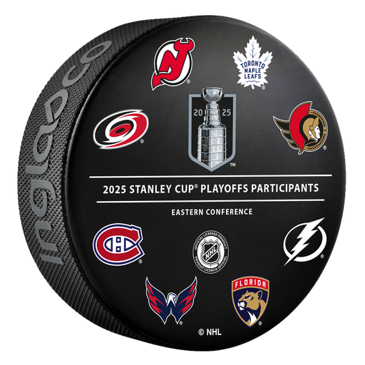 NHL 2025 Stanley Cup Playoffs All Participants Souvenir Collector Puck