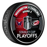 NHL 2025 Round 2 Playoffs Washington Capitals Vs Carolina Hurricanes Collector Puck