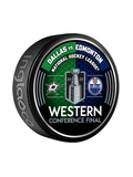 NHL 2025 Round 3 Playoffs Dallas Stars vs Edmonton Oilers Collector Puck