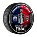 NHL 2025 Round 4 Playoffs  Edmonton Oilers vs Florida Panthers Official Dueling Souvenir Puck