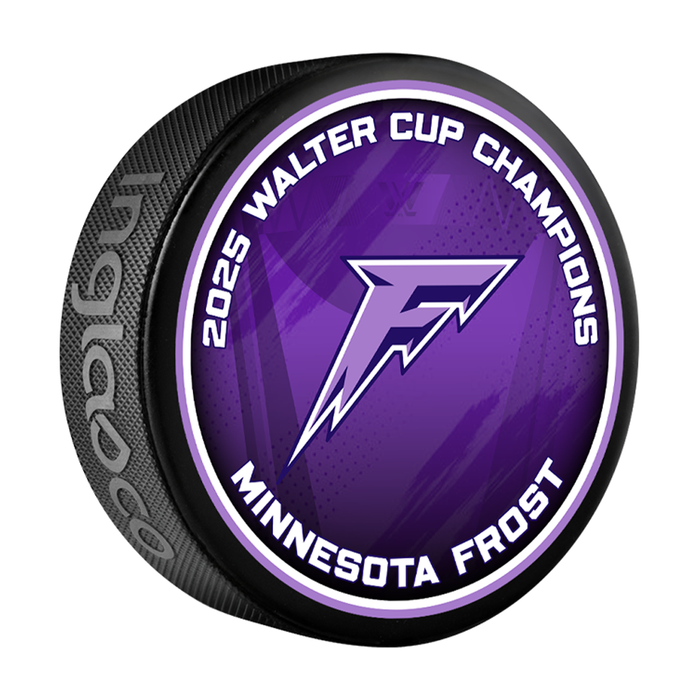 PWHL 2025 Playoffs Minnesota Frost Roster Souvenir Puck