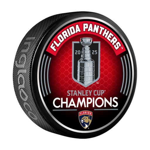 NHL Playoffs 2025 Stanley Cup Champs Florida Panthers Souvenir Collector Puck