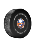 NHL New York Islanders Officially Licensed 2023-2024 Team Game Puck Design In Cube - New Fan Pink