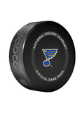 NHL St. Louis Blues Officially Licensed 2023-2024 Team Game Puck Design In Cube - New Fan Blue