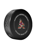 <transcy>Rondelle de hockey officielle NHL Arizona Coyotes en cube - Nouveau fan bleu</transcy>