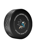 NHL San Jose Sharks Officially Licensed 2023-2024 Team Game Puck Design In Cube - New Fan Pink