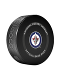 <transcy>Rondelle de hockey officielle des Jets de Winnipeg de la LNH en cube - Bleu nouveau fan</transcy>
