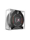 Concept officiel de rondelle de match des Philadelphia Flyers de la LNH 2023-24 en cube