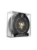 NHL Pittsburgh Penguins 2023-24 Official Game Hockey Puck In Cube