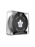 Concept officiel de rondelle de match des Toronto Maple Leafs de la LNH 2023-24 en cube