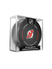 NHL New Jersey Devils Officially Licensed 2024-25 Team Game Hockey Puck Design- In Cube