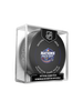 2025 NHL 4 Nations Face-Off  Boston Feb-17-20 2025 Official Game Puck Design- in Cube