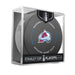 NHL Colorado Avalanche 2025 Official Playoffs Game Hockey Puck Design In Cube