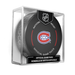 NHL Montreal Canadiens Officially Licensed 2025-2026 Game Puck Design In Cube