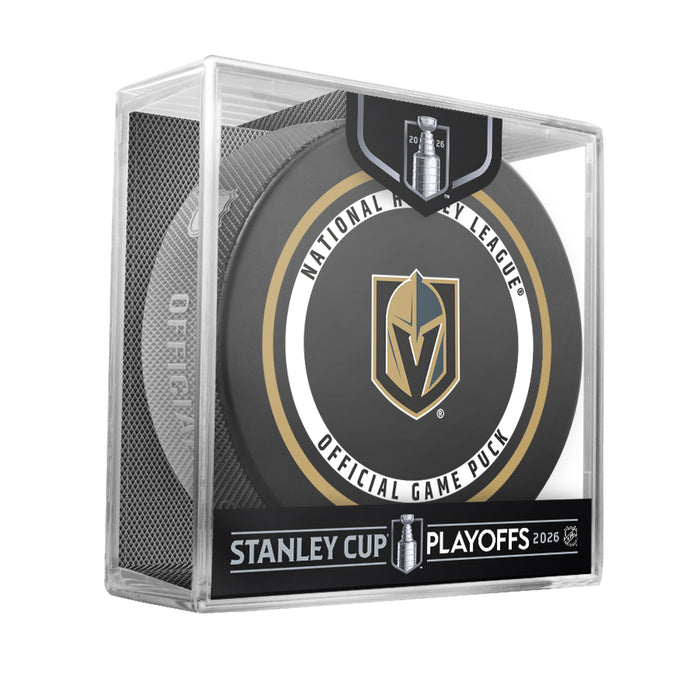 NHL Playoffs 2026 Game Puck 960T  Hs Cube R1/2 Vegas Golden Knights