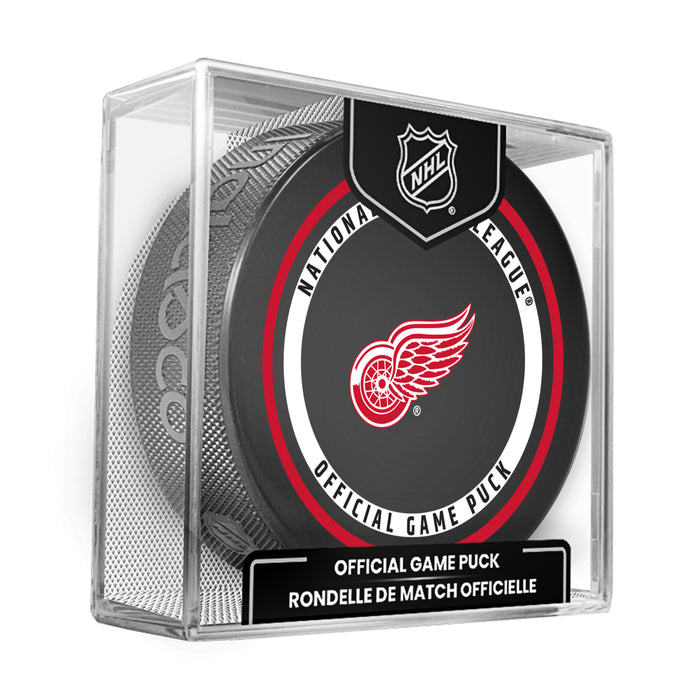 NHL Detroit Red Wings Official  2026-2027 Game Puck 960T In Cube
