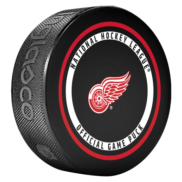 NHL Detroit Red Wings Official  2026-2027 Game Puck 960T In Cube