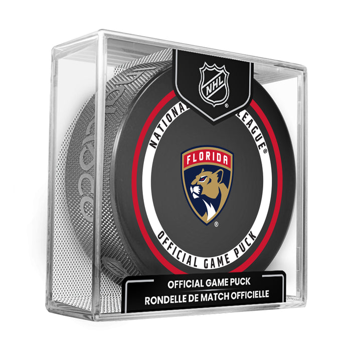 NHL Florida Panthers Official 2026-2027 Game Puck 960T In Cube