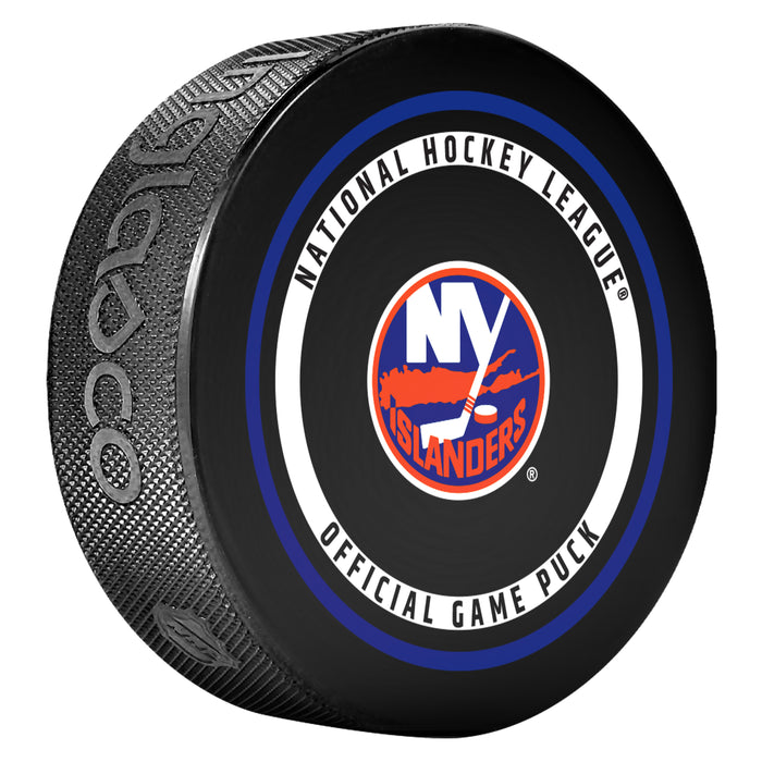 NHL New York Islanders Official 2026-2027 Game Puck 960T In Cube