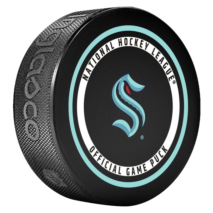 NHL Seattle Kraken Official 2026-2027 Game Puck 960T In Cube