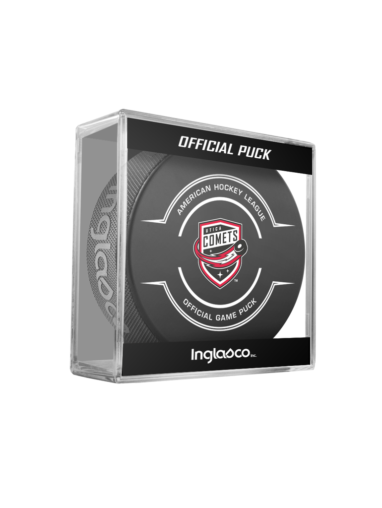 Rondelle de jeu officielle des Utica Comets de la AHL 2023-24 en cube