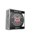 AHL Rockford IceHogs 25th Anniversary 2023-24 Official Game Hockey Puck In Cube