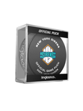 PWHL New York Sirens Official 2024-25 Game Hockey Puck- In Cube