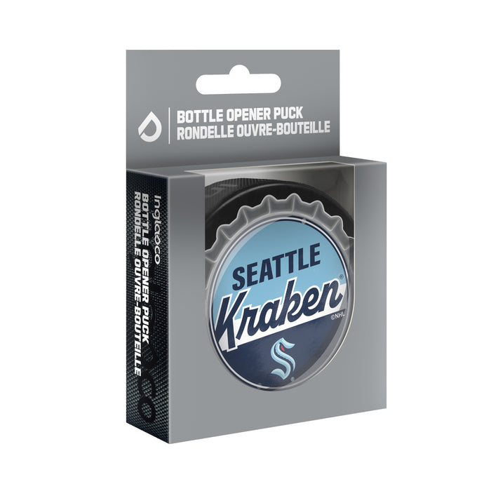 NHL Bottle Opener Souvenir Puck Seattle Kraken