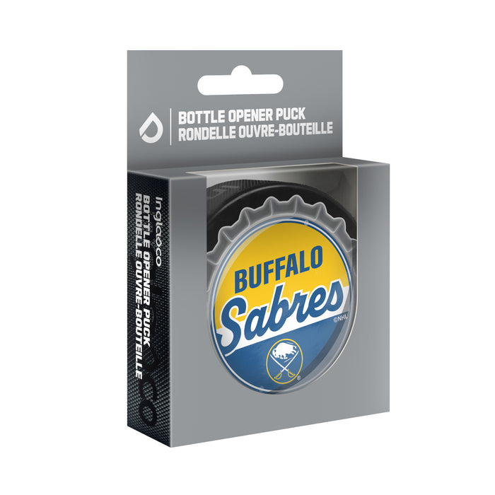 NHL Bottle Opener Souvenir Puck Buffalo Sabres