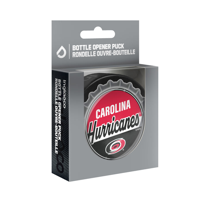 NHL Bottle Opener Souvenir Puck Carolina Hurricanes