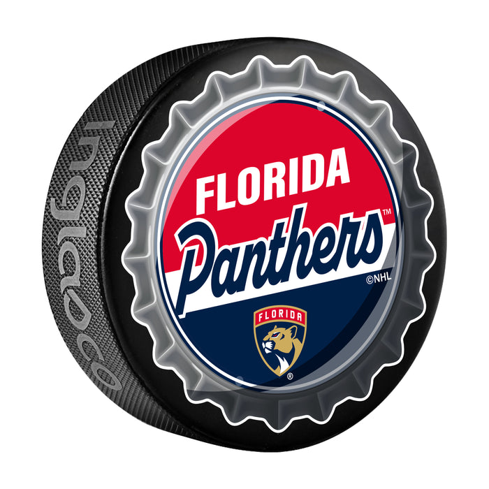 NHL Bottle Opener Souvenir Puck Florida Panthers