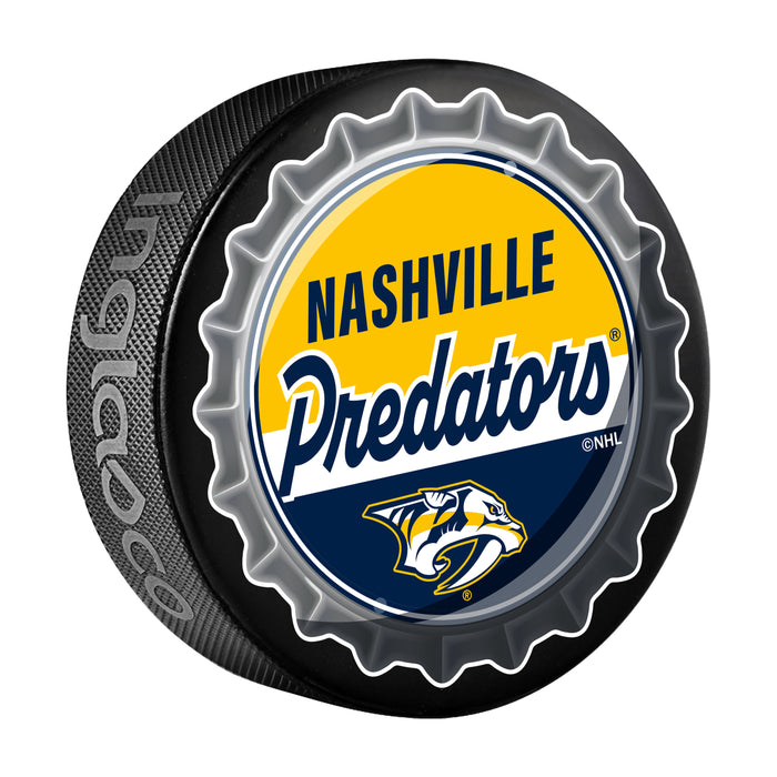 NHL Bottle Opener Souvenir Puck Nashville Predators