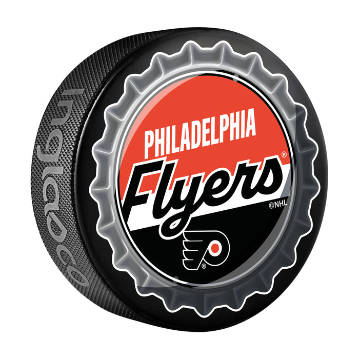 NHL Bottle Opener Souvenir Puck Philadelphia Flyers