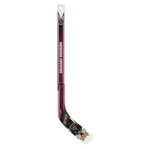 NHL Arizona Coyotes Mascot White Plastic Player Mini Stick