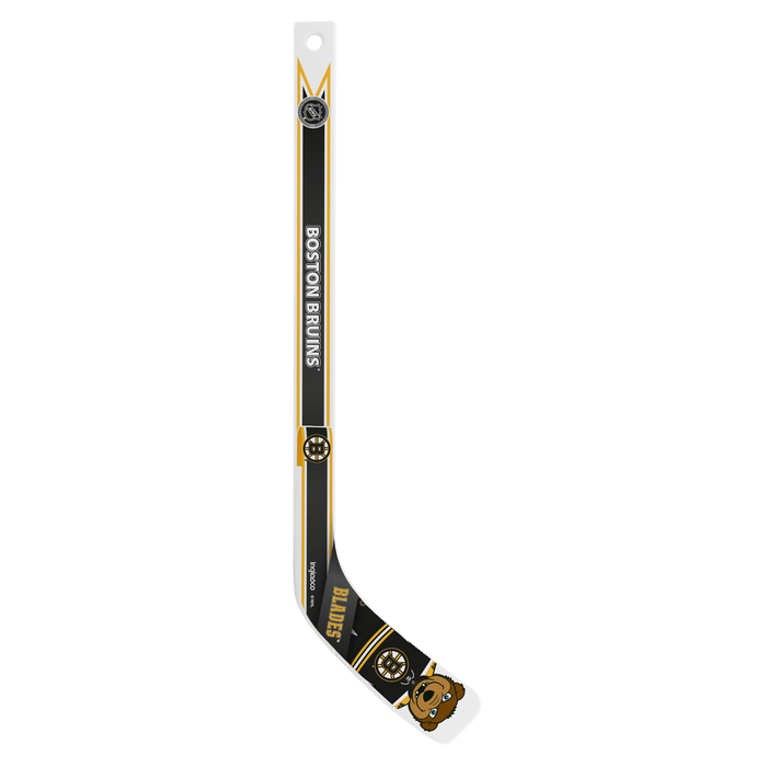 NHL Boston Bruins Mascot White Plastic Player Mini Stick