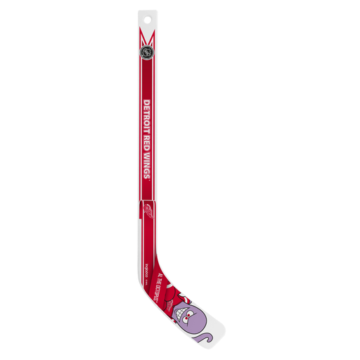 NHL Detroit Red Wings Mascot White Plastic Player Mini Stick